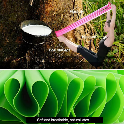 Yoga Elastic Bands Portable Pilates Hip Circle Expander Bands Latex Tension Gym Family Strength Training Resistance Belt