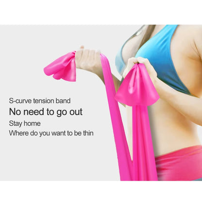 Yoga Elastic Bands Portable Pilates Hip Circle Expander Bands Latex Tension Gym Family Strength Training Resistance Belt