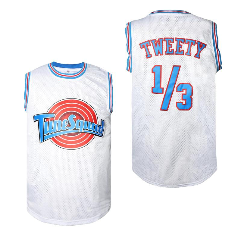 [Fallfreshness]Space Jam Basketball Jersey | Michael Jordan, Tweety Bugs Bunny, Daffy Duck Halloween Christmas Gift for Fans, 90S Retro Costume, Tiktok Viral, Cartoon Cosplay, Fan Merch